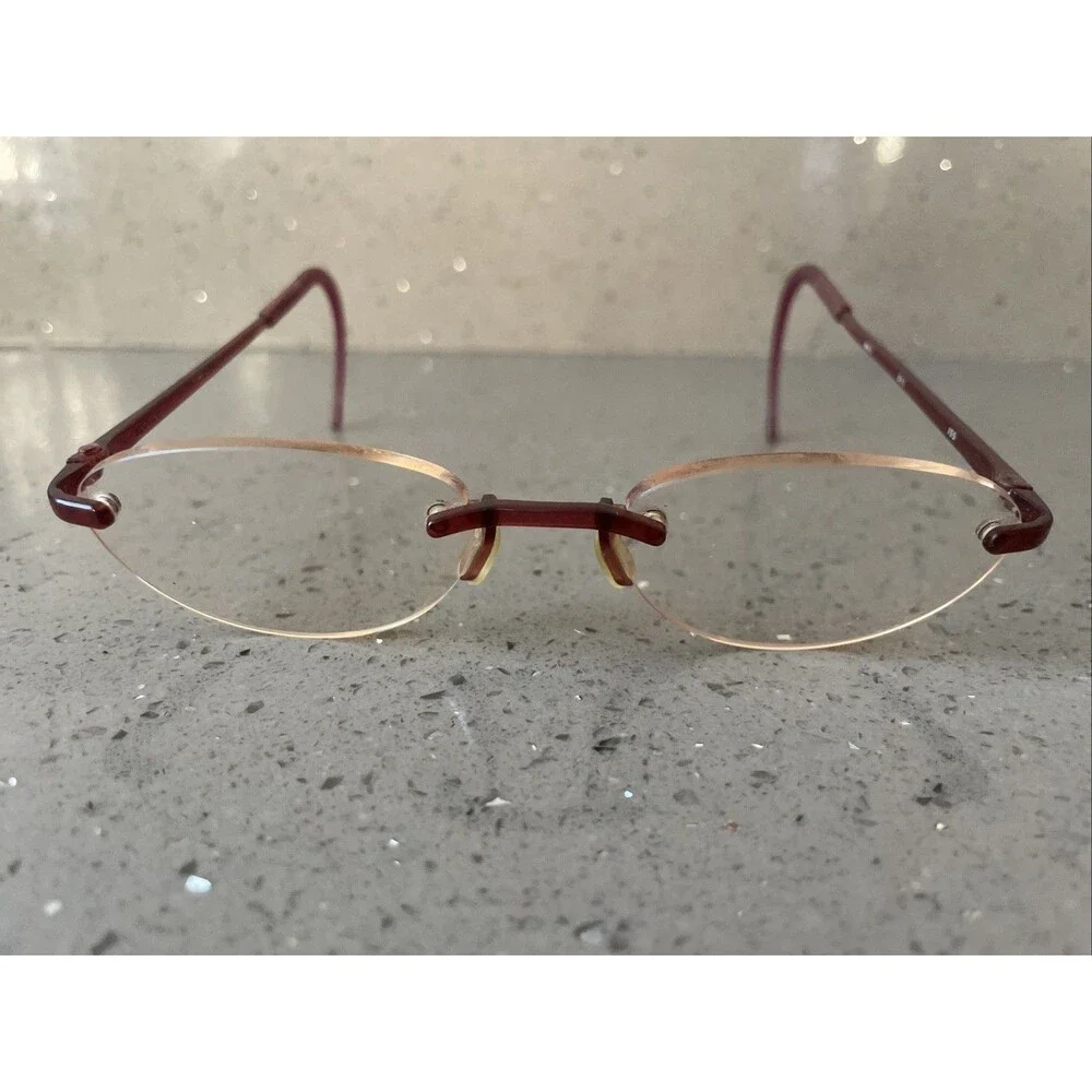 Nautica Eyeglasses Eye Glasses Frames ONLY N63 311 Japan 155 pink purple rimless